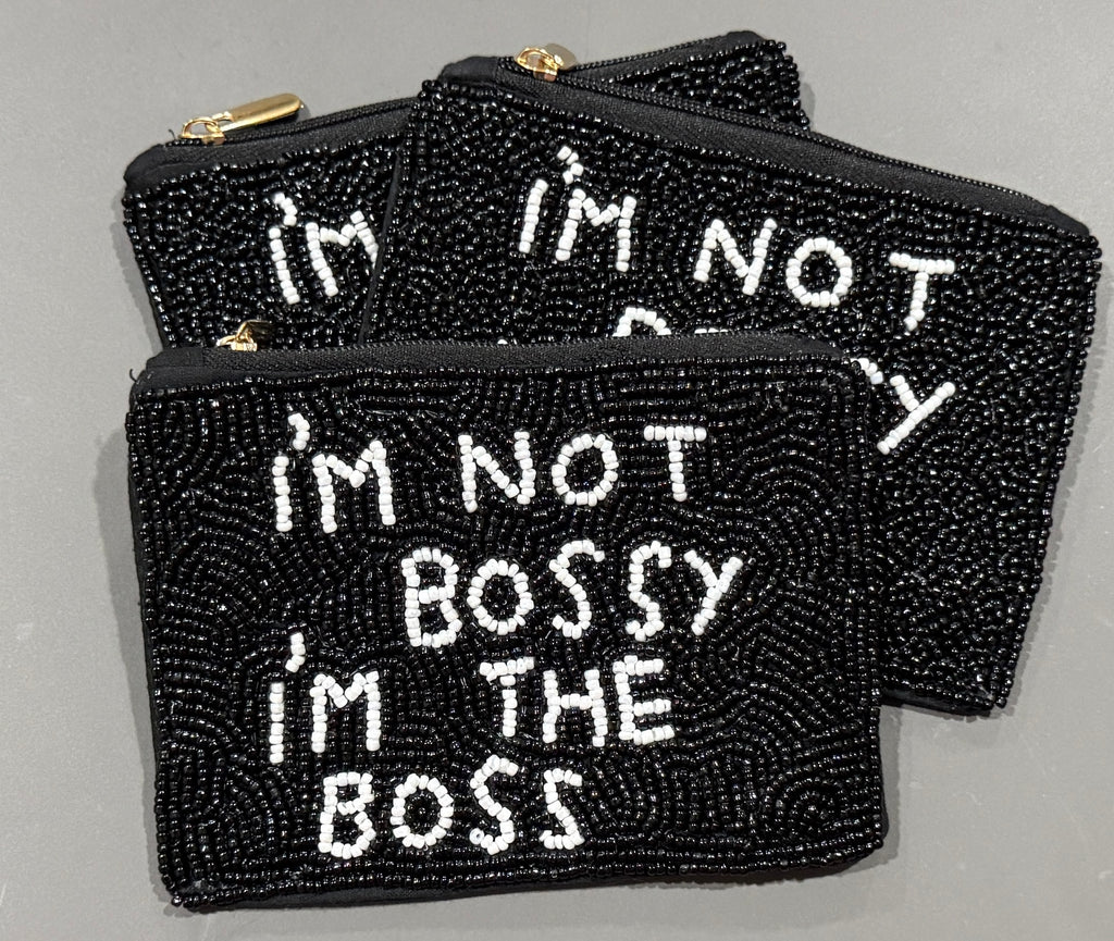Boss Babe Beaded Pouch