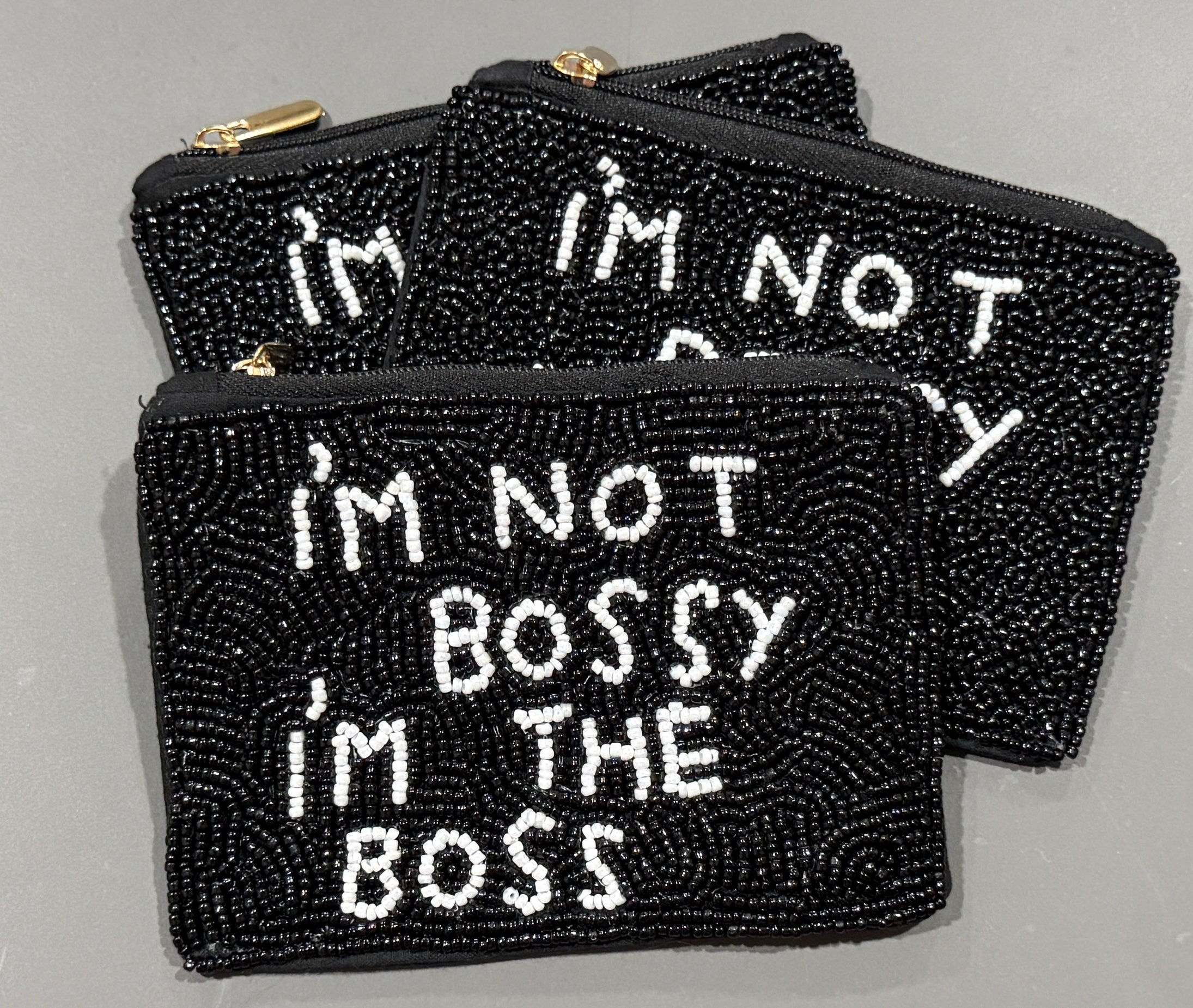 Boss Babe Beaded Pouch