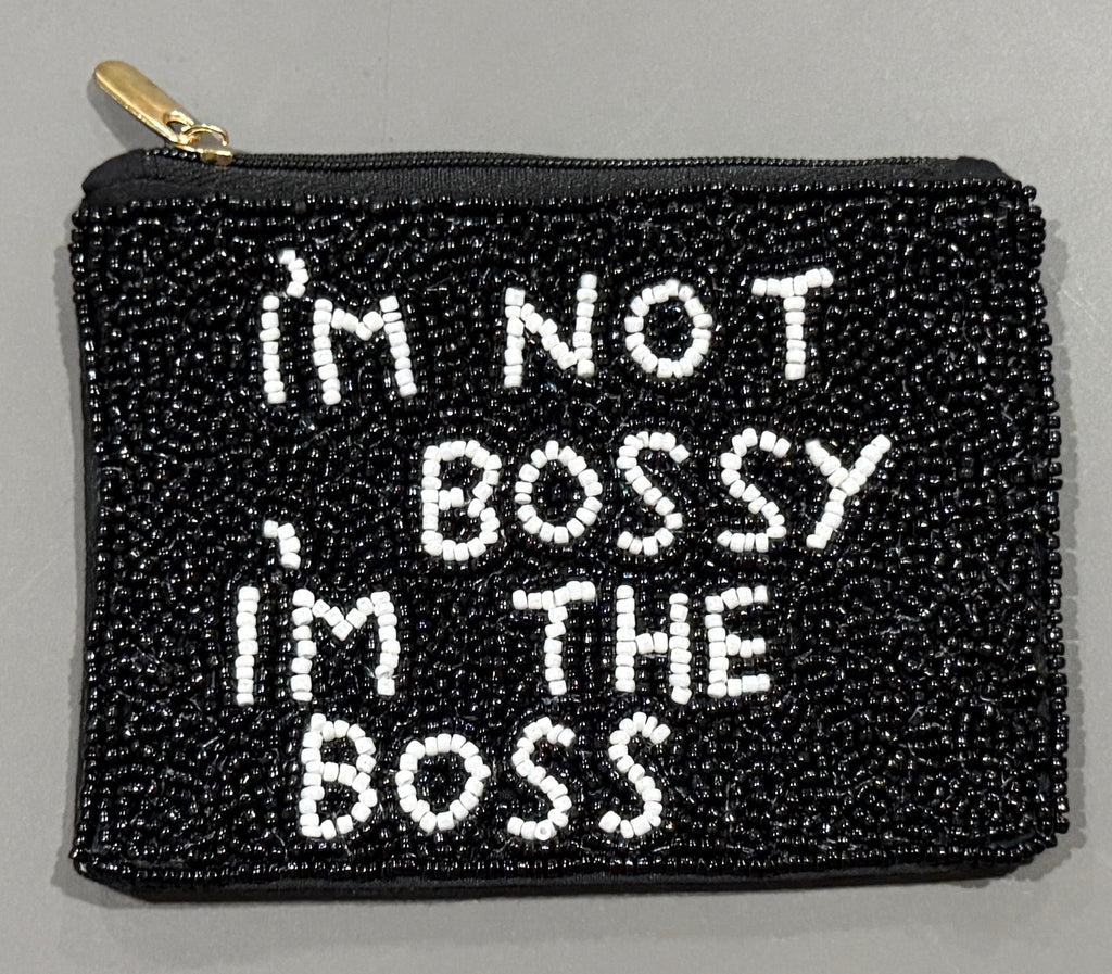 Boss Babe Beaded Pouch
